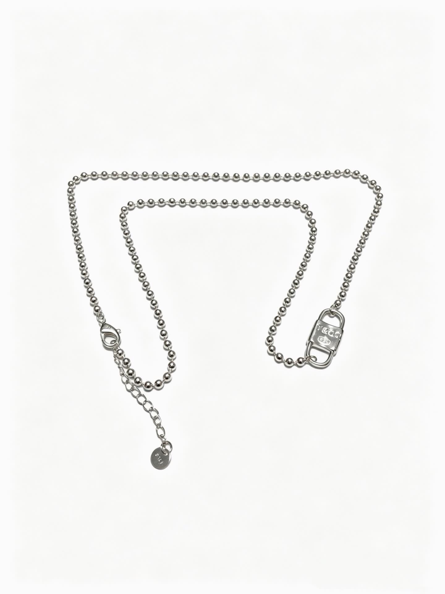 Tiffany & Co. Sterling Silver Beaded Necklace